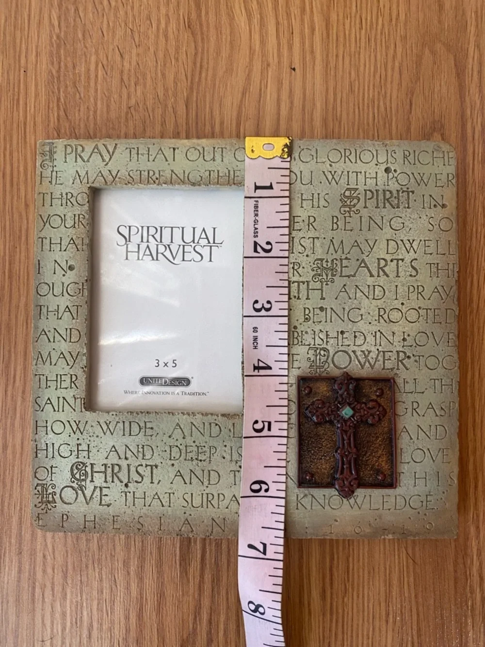 ❤️ Spiritual Harvest Frame for 3 x 5” Picture Frame New